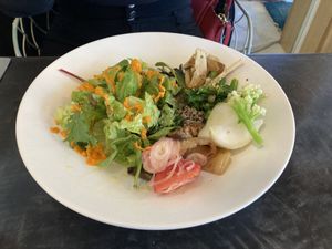 Vegan Buddha bowl  at TREE by NAKED - Yoyogi Park in Tokyo