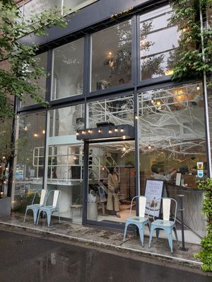 view from outside at TREE by NAKED - Yoyogi Park in Tokyo