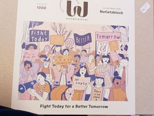 puzzle #Veganuary at fijnwerk in Ratingen