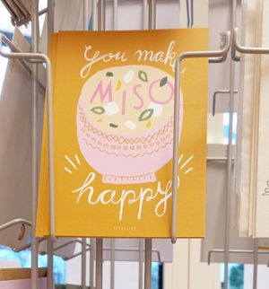 postkarte #Veganuary at fijnwerk in Ratingen