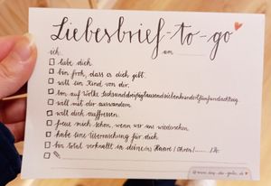 postkarte #Veganuary at fijnwerk in Ratingen