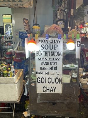 Menu   at Goi Cuon Chay - Food Stall in Ho Chi Minh City