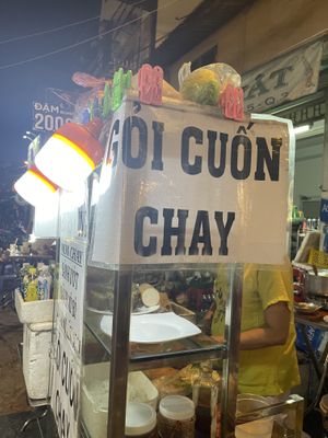 Alley at 291 Vo Van Tan   at Goi Cuon Chay - Food Stall in Ho Chi Minh City