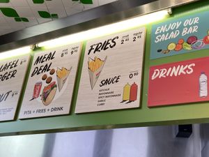 Prices  at Maoz - Leidsestraat in Amsterdam