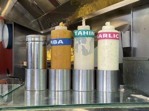 Sauces  at Maoz - Leidsestraat in Amsterdam