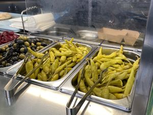 Toppings  at Maoz - Leidsestraat in Amsterdam