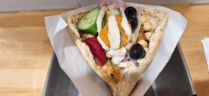 Falafel in pita- regular size at Maoz - Leidsestraat in Amsterdam