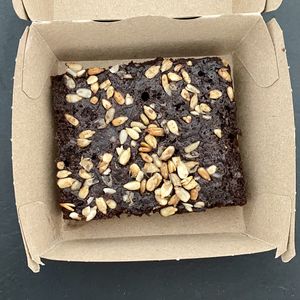Brownie #Veganuary at Materia Prima Café in Buenos Aires