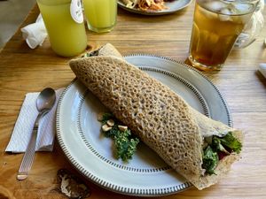 Galette  #Veganuary at Materia Prima Café in Buenos Aires