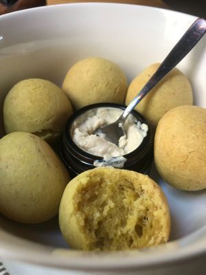 chipa at Materia Prima Café in Buenos Aires