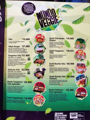 Vegetarian Menu at Sarku Japan  in Bogota