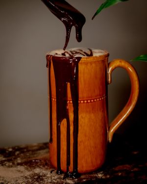 Chocolate with sesame taste 👅  at Manto in Malmo