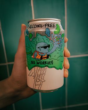 Alcohol free beer options and beverages  at Manto in Malmo