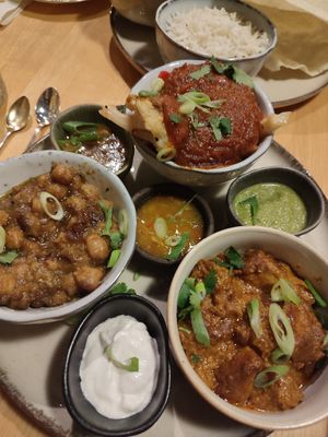 Bombay thali for two at Manto in Malmo