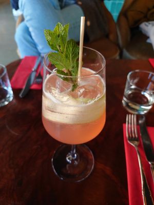 RHUBARB GIN SPRITZ at Manto in Malmo