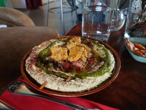 NASIB'S HUMMUS at Manto in Malmo