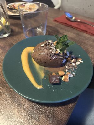 Chocolate mousse 7/1  at Manto in Malmo