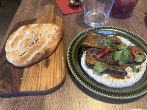 Eggplant dish 10/10  at Manto in Malmo