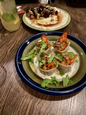 Medium dishes   at Manto in Malmo