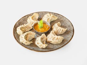 Vegetable MoMo at Neetu Dhaba in Amsterdam