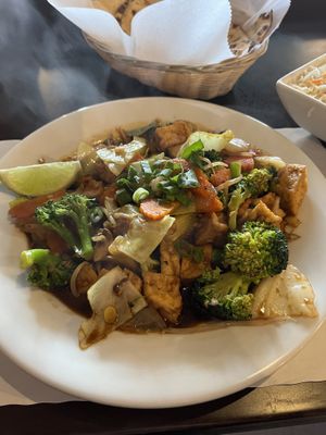 Garlic tofu  at Himalayan Kitchen in San Antonio
