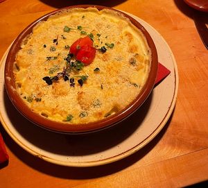 Wurzelgemüse Auflauf in Veganer Rahmsoße   at Drei Linden in Bamberg