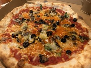 VG pizza   at Roam Brewing Company in Plymouth