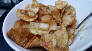 Tofu & potatoes ($18). Meh. at eM Que Viet in St Paul