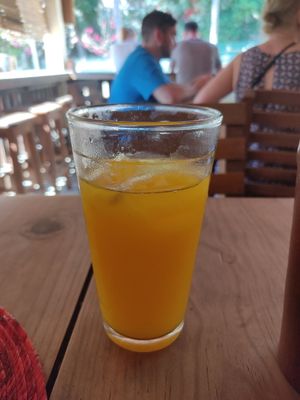Fresh Orange Juice at Granito de Arroz in Mazunte