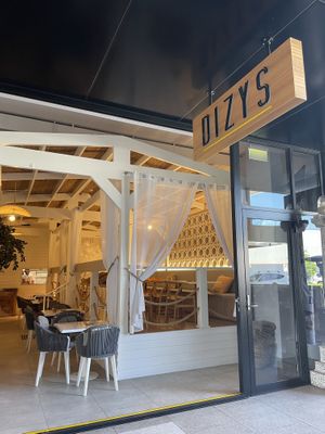 Outside #Veganuary at Dizy's in Gregory Hills