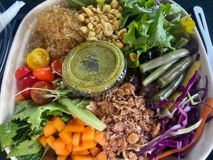 Tea leaf salad   at Tyger Tyger in Santa Barbara