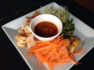 Salad at Geographer Cafe in Malacca