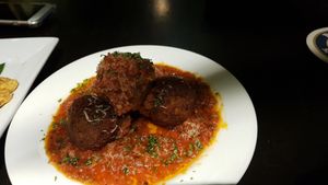 Tempeh balls at Geographer Cafe in Malacca