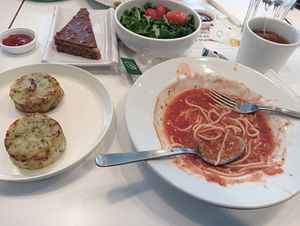 Some vegetarian and vegan options at IKEA in East Singapore