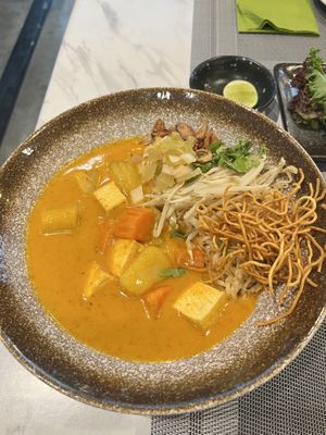 Khao SOI  at Pranaa Food For Life in Bangkok