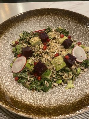 Super healthy salad.   So good!  at Pranaa Food For Life in Bangkok