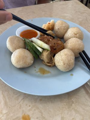 Chicken rice balls   at Shui Xian Su Shi Yuan in Malacca