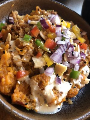 Butternut squash mash  at Pistachio Bar & Kitchen in Nottingham
