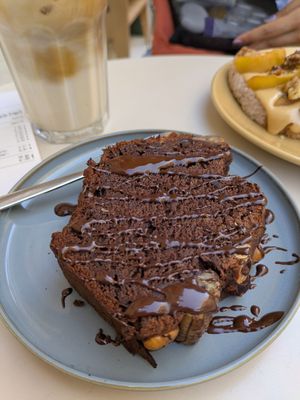 Choco banana bread at Ringo Banana  in Sevilla