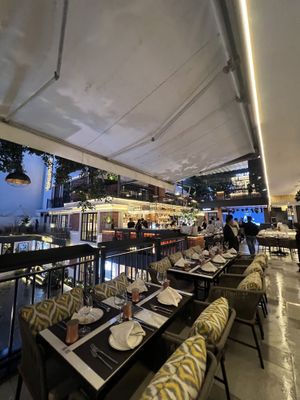 Atmosphere!!!   at The White Lotus Cafe in Kathmandu