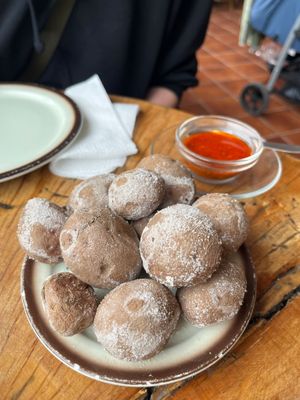 Potatoes with mojo at La Fuente in Tenerife