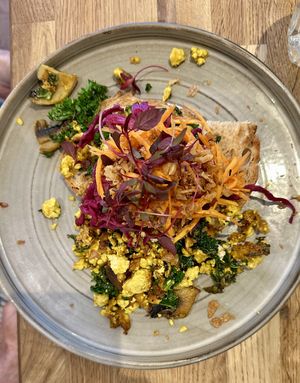 Tofu Scramble  at Moksha in Brighton