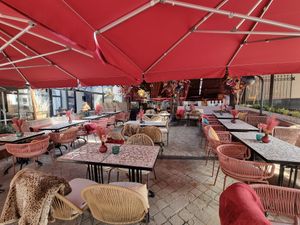 Terrace at Tante Tilly in Roermond