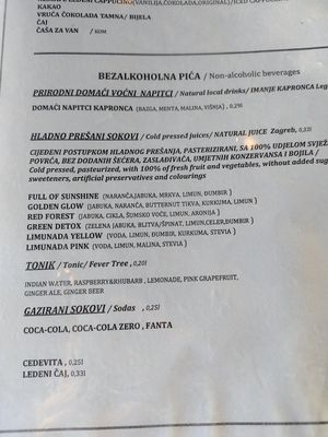  at Restoran Ambar in Slunj