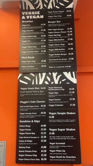   at Maggie Mays Chippy - University Rd in Belfast