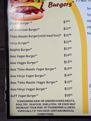  at Gaia Masala & Burger in Denver