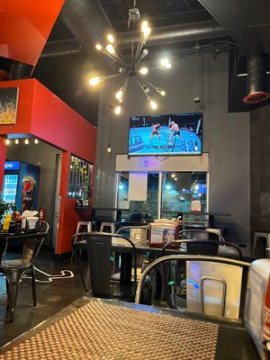 Setting  at Gaia Masala & Burger in Denver