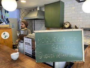 Cafe Location  at Verdi Vegan in Sao Paulo