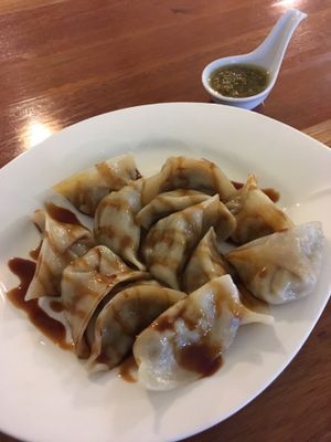 Dumplings at Natural Balance in Orange Walk