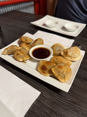 Gyoza  at BAMBÚ Rolls in Valparaiso